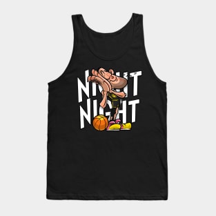 Love Funny Basketball Night Night Tank Top